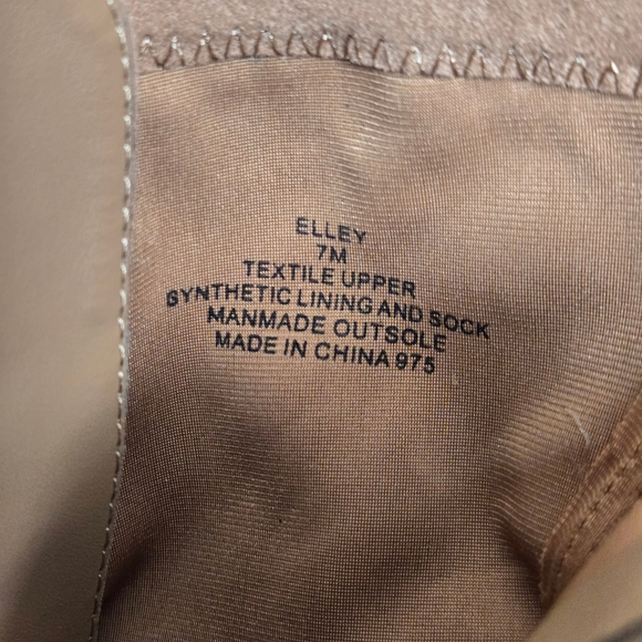 Steve Madden Elley Camel Tan Faux Suede Lace-Up Block Heel Zip Ankle Boot Sz 7 - Picture 9 of 9